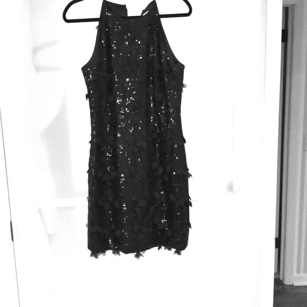 Black Sequin party dress